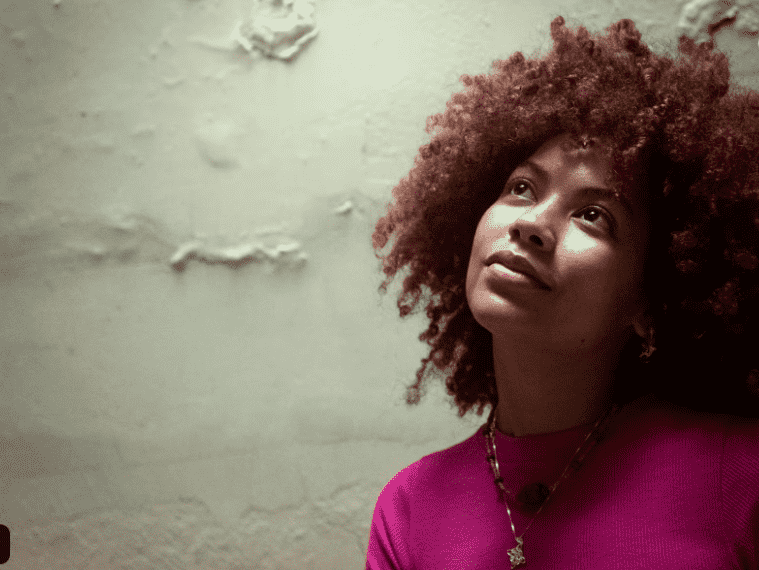 Yarianni De Sena Batista, socia de 'El Tambo Afro', en Buenos Aires.