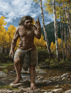 Ilustración del posible aspecto del Hombre Dragón., por Chuang Zhao (Fuente: National Geographic)