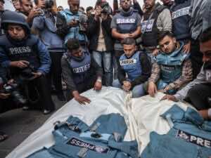 Con fuerte participación española, más de 150 medios internacionales se movilizan contra el asesinato de periodistas en Gaza