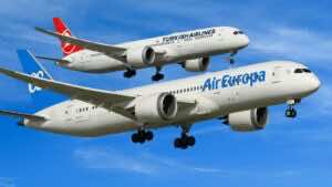 Air Europa cierra un acuerdo con Turkish Airlines y salda su deuda con el Estado