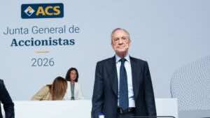 Florentino planea revalidar la dirección de ACS en 2027 y simultanearlo con el Real Madrid
