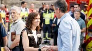 Los incendios reabren la brecha política entre Sánchez y el PP