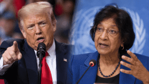 Trump arremete contra la Nobel de la Paz Navi Pillay y asegura que merecía ocho premios